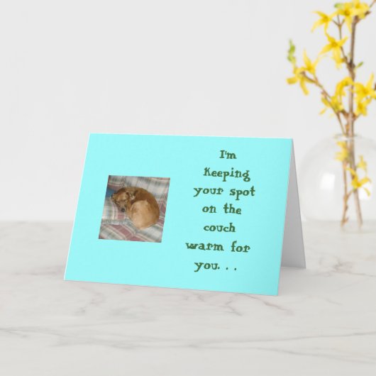 お恋しく思前 カード (黄色い花)