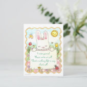 お恋しく思前!バニー葉書 ポストカード (スタンド正面)