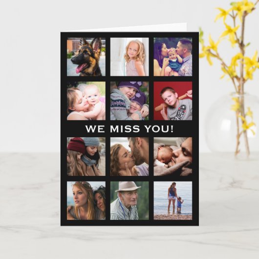 お恋しく思客様 |様恋しく思の家族と友人 カード (黄色い花)