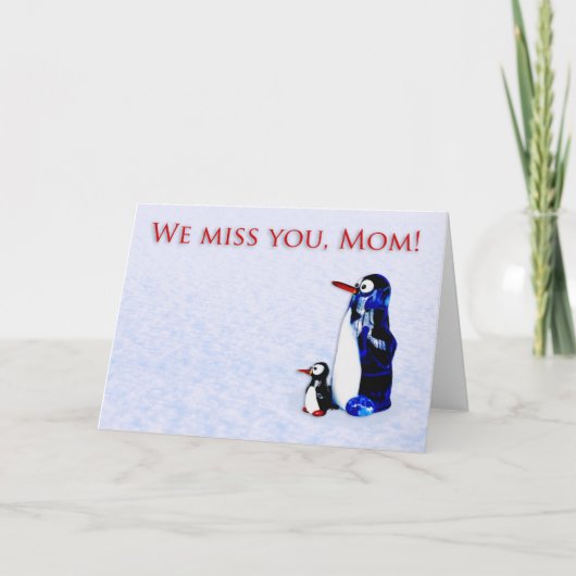 お恋しく思母さん カード (正面)