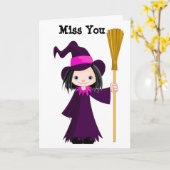 お恋しく思気に入り***お気に入り**お気に入り/おもしろい·ハロウィーン カード (黄色い花)