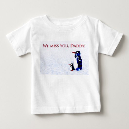 お恋しく思父さん ベビーTシャツ (正面)
