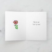 お恋しく思花お洒落添え カード (内部)