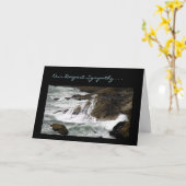 お悔み カード (黄色い花)