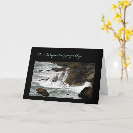 お悔み カード (黄色い花)