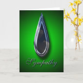 お悔み カード (黄色い花)