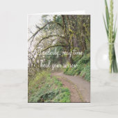 お悔み カード (正面)