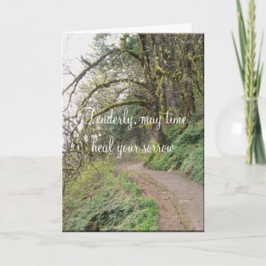 お悔み カード (正面)