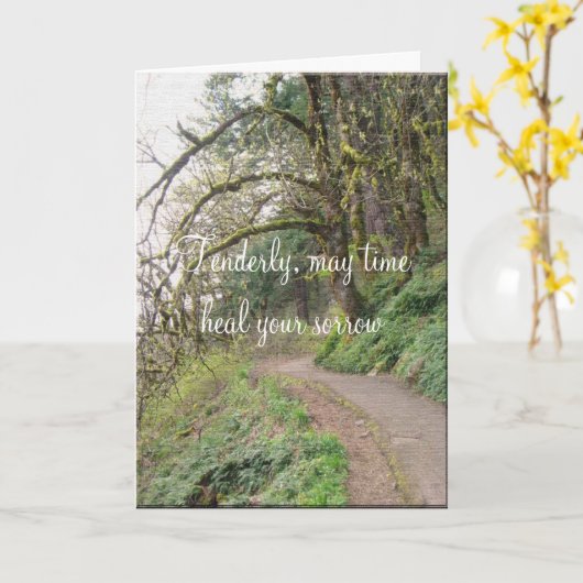 お悔み カード (黄色い花)