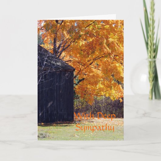 お悔み カード (正面)