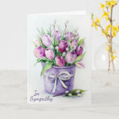 お悔み カード (黄色い花)