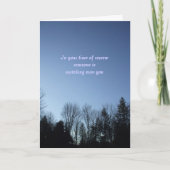 お悔み カード (正面)