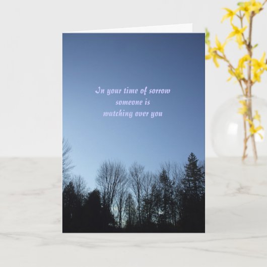 お悔み カード (黄色い花)