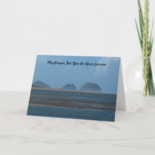 お悔み カード (正面)