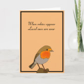 お悔み カード (正面)