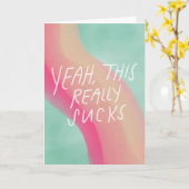 お悔み カード (黄色い花)