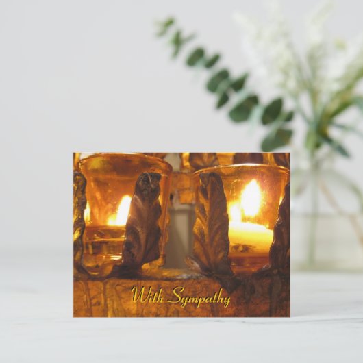 お悔み ポストカード (スタンド正面)