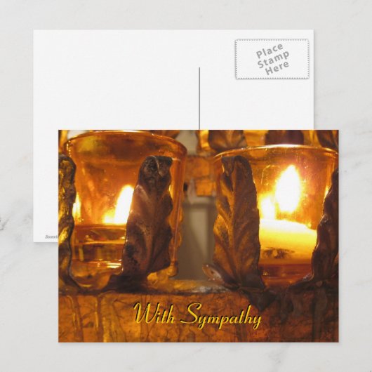 お悔み ポストカード (正面/裏面)