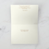 お悔み:引用文バイエミリーディキンソン カード (内部)