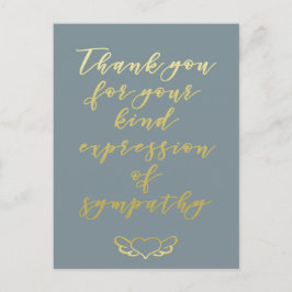 お悔やみのお礼 - ポストカード