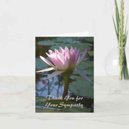 お悔やみのカード サンキューカード (正面)