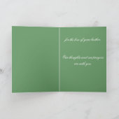 お悔やみのカード:ブラザーフォレスト カード (内部)