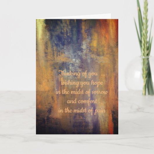 お悔やみのカードby dalDesignNZ カード (正面)