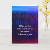 お悔やみのカードby dalDesignNZ カード (黄色い花)