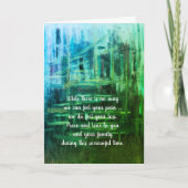 お悔やみのカードby dalDesignNZ カード (正面)