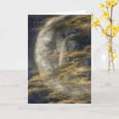 お悔やみの悔やみや弔慰が最も深い月 カード (黄色い花)
