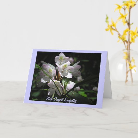 お悔やみの花 カード (黄色い花)