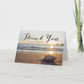 お悔やみや弔慰 |コンチオンビーチ サンキューカード (正面)