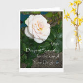 お悔やみカードの紛失 カード (黄色い花)