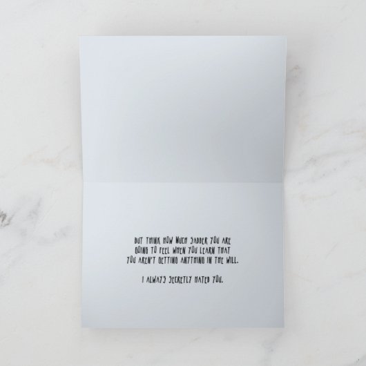 お悔やみカード3 カード (内部)