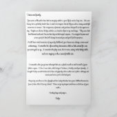 お悔やみカード サンキューカード (内部)