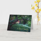 お悔やみカード – 深い・ピース・ゲ賛美ールの カード (黄色い花)