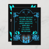 お悔やみサポートメッセージ (正面/裏面)