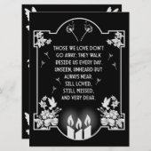 お悔やみサポートメッセージ (正面/裏面)