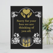 お悔やみサポートメッセージ (スタンド正面)