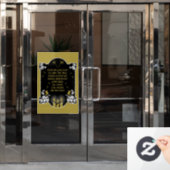 お悔やみサポートメッセージ ウィンドウサイン (オフィスドア)