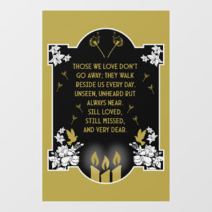 お悔やみサポートメッセージ ウィンドウサイン