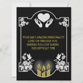 お悔やみメッセージのお父さん