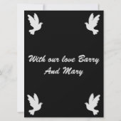 お悔やみメッセージのお父さん (裏面)