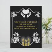 お悔やみメッセージの母親 (スタンド正面)