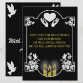 お悔やみメッセージの母親 (正面/裏面)