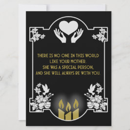 お悔やみメッセージの母親