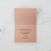 お悔やみメッセージカード、光のビーム サンキューカード (内部)