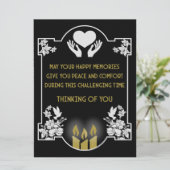 お悔やみメッセージ (スタンド正面)