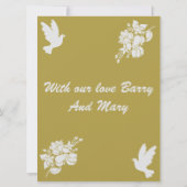 お悔やみメッセージ (裏面)