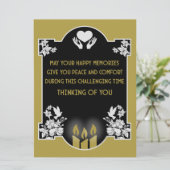 お悔やみメッセージ (スタンド正面)